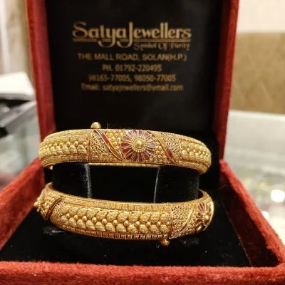 BEAUTIFUL 22CT 916 HUID HALLMARK GOLD ANGLES WITH LOVELY DESIGNS | ZKA16