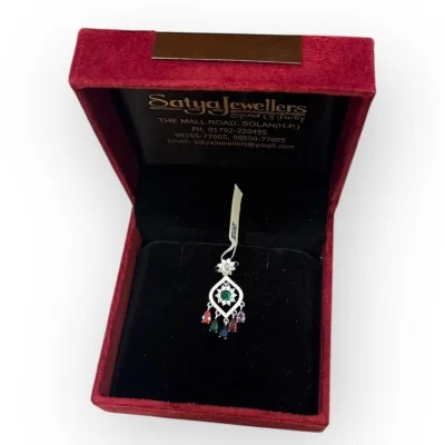 925 Sterling Silver Pendant Set | Diamond Accent | SPS42