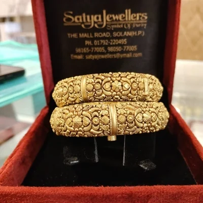 BEAUTIFUL 22CT 916 HUID HALLMARK GOLD BANGLES WITH UNIQUE DESIGN | KA269 BEAUTIFUL 22CT 916 HUID HALLMARK GOLD BANGLES WITH UNIQUE DESIGN | KA269