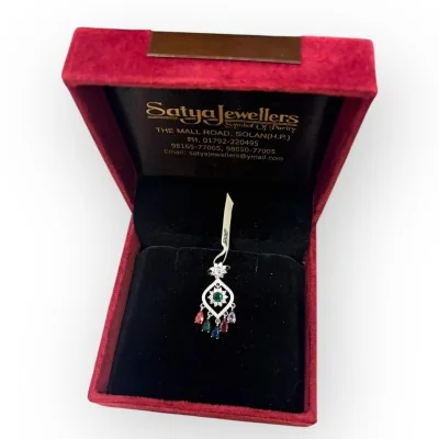 925 Sterling Silver Pendant Set | Diamond Accent | SPS42