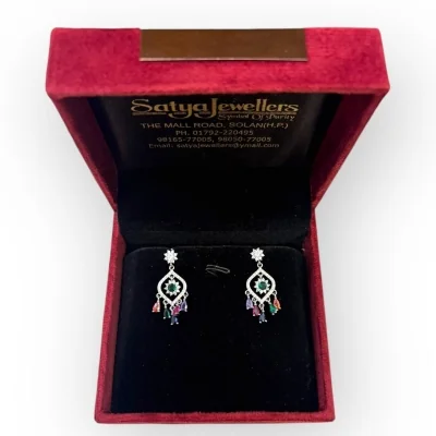 925 Sterling Silver Pendant Set | Diamond Accent | SPS42
