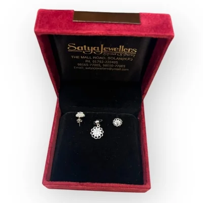 925 Sterling Silver Pendant Set | Beautiful Silver Jewelry | SPS12