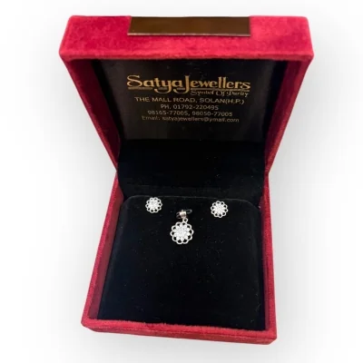 925 Sterling Silver Pendant Set | Beautiful Silver Jewelry | SPS12