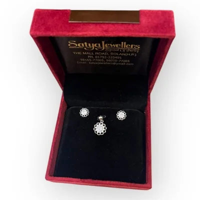 925 Sterling Silver Pendant Set | Beautiful Silver Jewelry | SPS12