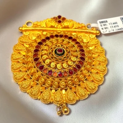 CELEBRATE THE SACRED BOND OF MARRIAGE WITH OUR EXQUISITE COLLECTION OF 916 HUID MALLMARKMANGALSUTRA PENDANTS. | SMS8