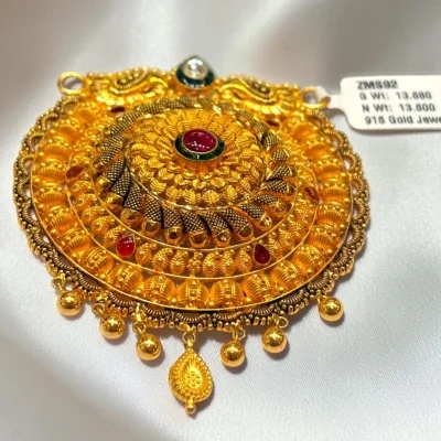 FROM TRADITIONAL RITUALS TO MODERN MOMENTS, 22CT 916 HUID HALLMARK GOLD MANGALSUTRA PANDANT | ZMS92