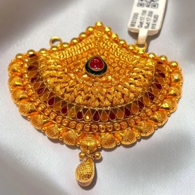 ELEVATE YOUR DAILY STYLE WITH A TOUCH OF TRADITION MANGALSUTRTA PENDANT 916 HUID HALLMARK | MS1000