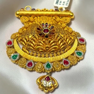 MORE THAN JUST JEWELLERY—IT IS THE HEARTBEAT OF YOUR MARRIAGE.916 HUID MANGALSUTRA PENDANT | ZMS88