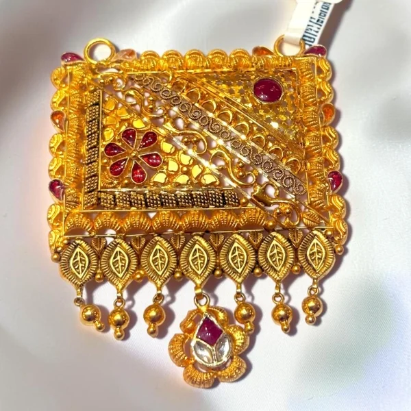 BEAUTIFUL 22CT 916 HUID HALLMARK GOLD MANGALSUTRA PANDANT WITH LOVELY DESIGN | ZMS86