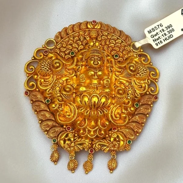 BEAUFITUL 22CT 916HUID HALLMARK GOLD MANGALSUTRA PENDANT WITH LOVELY DESIGN | MS576