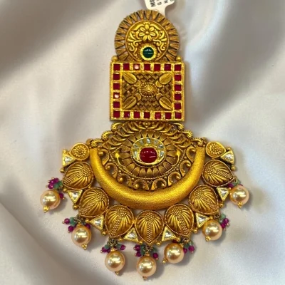 BEAUFITUL 22CT 916 HUID HALLMARK GOLD ANTIQUE MANGALSUTRA PENDANT WITH LOVELY DESIGN | MS1152