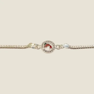 SILVER GLOW FOR FOREVER BOND WITH SILVER RAKHI | SB295