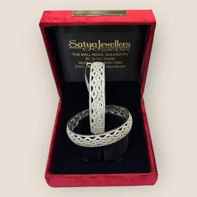 925 Sterling Silver Kara Pair | Silver Bangles | SK114 925 Sterling Silver Kara Pair | Silver Bangles | SK114