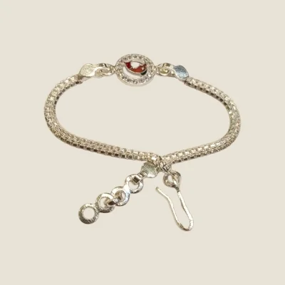 SILVER GLOW FOR FOREVER BOND WITH SILVER RAKHI | SB295