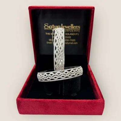 925 Sterling Silver Kara Pair | Silver Bangles | SK114 925 Sterling Silver Kara Pair | Silver Bangles | SK114