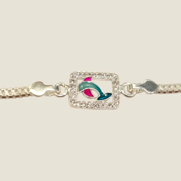 ELEGANCE IN EVERY THREAD LOVELY SILVER RAKHI | SB296
