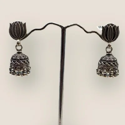 925 Sterling Silver Earrings | STP283 - Diamond Accent - 12.520g