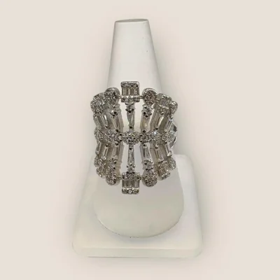 BEAUTIFUL STERLING SILVER COKTAIL RING | SLR578