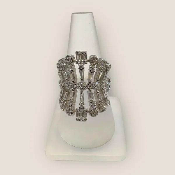 BEAUTIFUL STERLING SILVER COKTAIL RING | SLR578