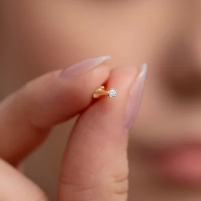 Buy Diamond Nosepin in 14K Gold – Certified .05ct Solitaire Nosepin Online Buy Diamond Nosepin in 14K Gold – Certified .05ct Solitaire Nosepin Online