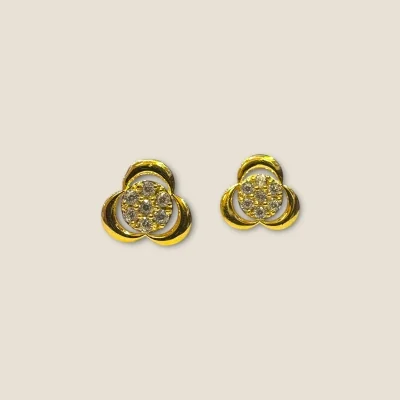 BEAUTIFUL GOLD FEMALE STUDS IN UNIQUE DESIGN | FS12 BEAUTIFUL GOLD FEMALE STUDS IN UNIQUE DESIGN | FS12