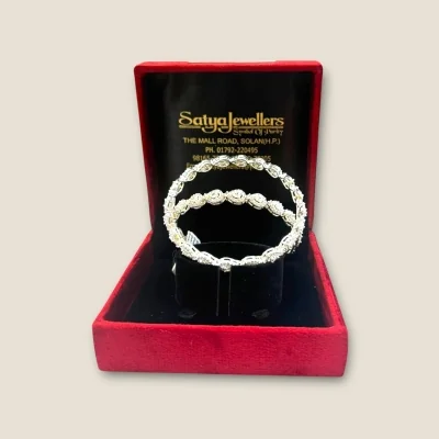 925 Sterling Silver Kara Pair SK117 | Beautiful Silver Bangles | 37.100 Gross Wt 925 Sterling Silver Kara Pair SK117 | Beautiful Silver Bangles | 37.100 Gross Wt