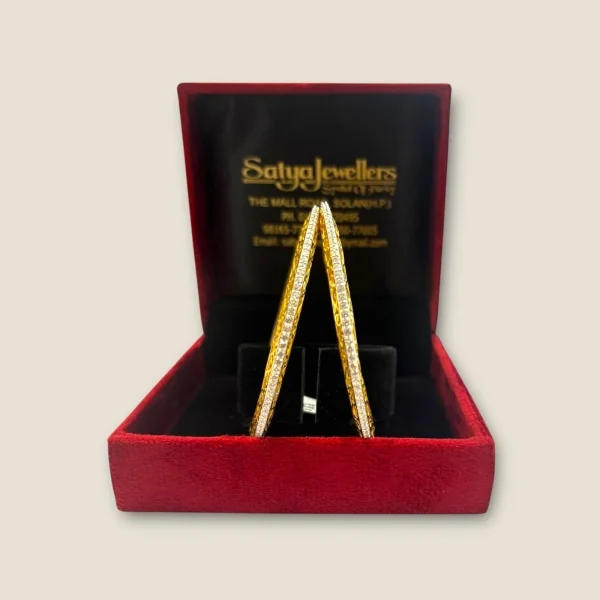 BEAUTIFUL STERLING SILVER KARA PAIR IN GOLD COLOUR | SK115