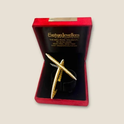 BEAUTIFUL STERLING SILVER KARA PAIR IN GOLD COLOUR | SK115 BEAUTIFUL STERLING SILVER KARA PAIR IN GOLD COLOUR | SK115
