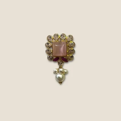 Stunning Gold Pendant Set with Pearls and Emeralds | STJ19 - Best Prices Online