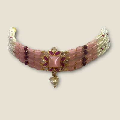 Stunning Gold Pendant Set with Pearls and Emeralds | STJ19 - Best Prices Online