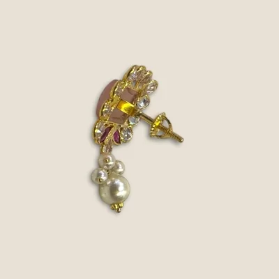 Stunning Gold Pendant Set with Pearls and Emeralds | STJ19 - Best Prices Online