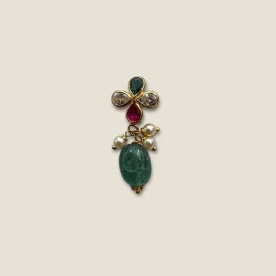 22K Gold Stone Jewellery Set | Beautiful Design | Khushi Collection 22K Gold Stone Jewellery Set | Beautiful Design | Khushi Collection