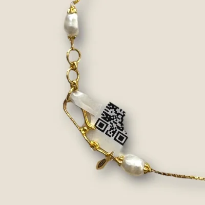 22K Gold Neckless with White Stones | Khushi Collection STJ2 22K Gold Neckless with White Stones | Khushi Collection STJ2