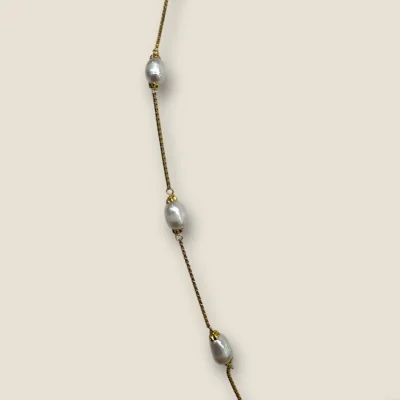 22K Gold Neckless with White Stones | Khushi Collection STJ2 22K Gold Neckless with White Stones | Khushi Collection STJ2