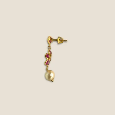22K Gold Stone Jewellery Set | Khushi Collection STJ24 22K Gold Stone Jewellery Set | Khushi Collection STJ24