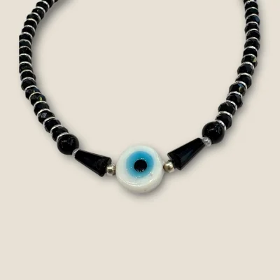 Handcrafted Evil Eye Silver Anklets with Lovely Design | SPY88 Handcrafted Evil Eye Silver Anklets with Lovely Design | SPY88