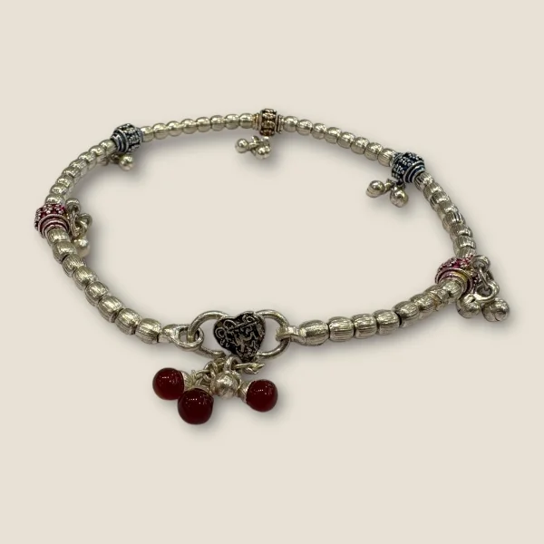 BEAUTIFUL SILVER RAJYASTHANI PAYAL WITH LOVELY DESIGN | SPY26