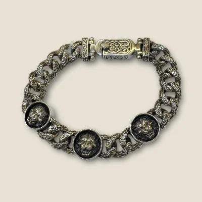 Men's Silver Bracelet | Unique Design | SGB1 Men's Silver Bracelet | Unique Design | SGB1