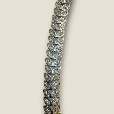 BEAUTIFUL STERLING SILVER BRACELET WITH LOVELY DESIGN | SB161