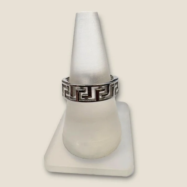 STERLING SILVER MEN'S RING WITH UNIQUE DESIGN | SGR261