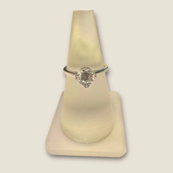 BEAUTIFULSTERLING SILVER GIRLISH RING WITH ZIRCONS | SLR616