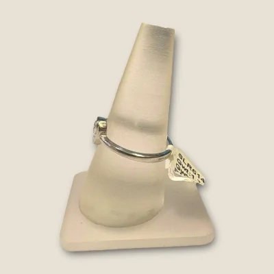 BEAUTIFUL STERLING SILVER GIRLISH RING IN HEART SHAPE | SLR614 BEAUTIFUL STERLING SILVER GIRLISH RING IN HEART SHAPE | SLR614