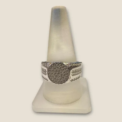 BEAUTIFUL 925 STERLING SILVER MEN'S RING WITH ZIRCONS | SGR246 BEAUTIFUL 925 STERLING SILVER MEN'S RING WITH ZIRCONS | SGR246