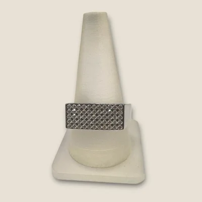 925 STERLING SILVER MEN'S RING WITH ZIRCONS | SGR250