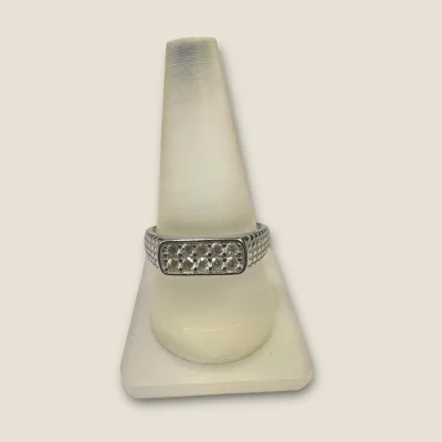 925 STERLING SILVER MEN'S RING WITH ZIRCONS | SGR251 925 STERLING SILVER MEN'S RING WITH ZIRCONS | SGR251