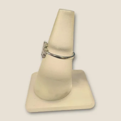 925 Sterling Silver Snowflake Girl's Ring | SLR626 - Silver Rings