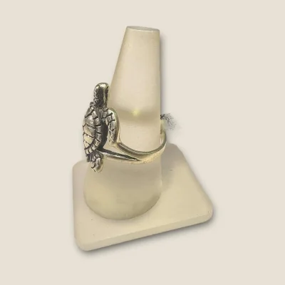 BEAUTIFUL 925 STERLING SILVER MEN'S RING WITH TURTLE DESIGN | SGR247