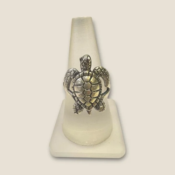 BEAUTIFUL 925 STERLING SILVER MEN'S RING WITH TURTLE DESIGN | SGR247