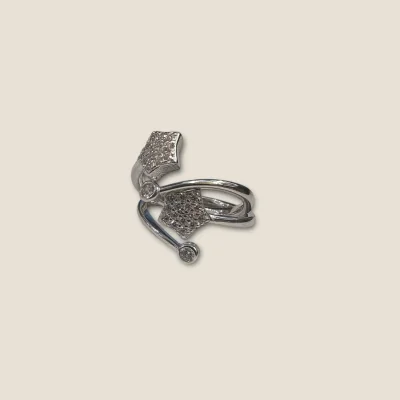 925 STERLING SILVER TOE RING WITH BEAUTIFUL DESIGN & ZIRCONS | STO356 925 STERLING SILVER TOE RING WITH BEAUTIFUL DESIGN & ZIRCONS | STO356
